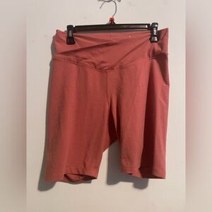 Old Navy Pink Bike Shorts with Wide Waistband